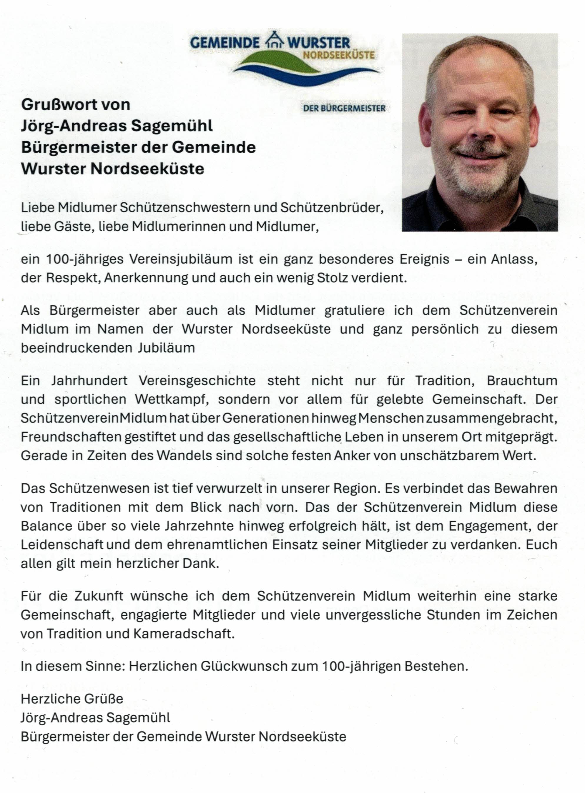 Grußwort 100 AS